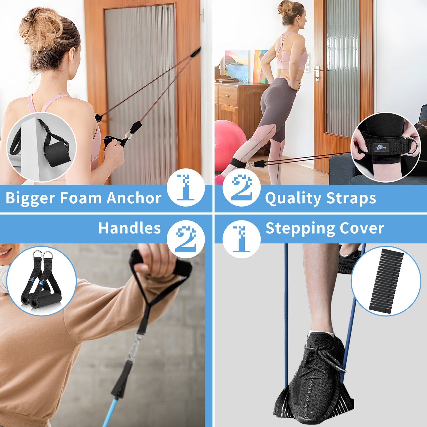 Professional Resistance Band Accessory Kit.