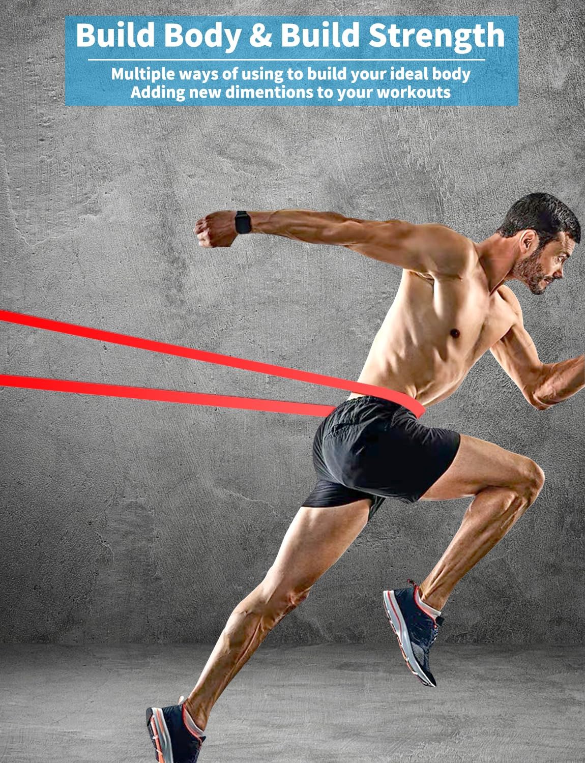 Resistance Bands for Working Out, Exercise Bands Resistance, Pull Up Assistance Bands, Workout Bands.