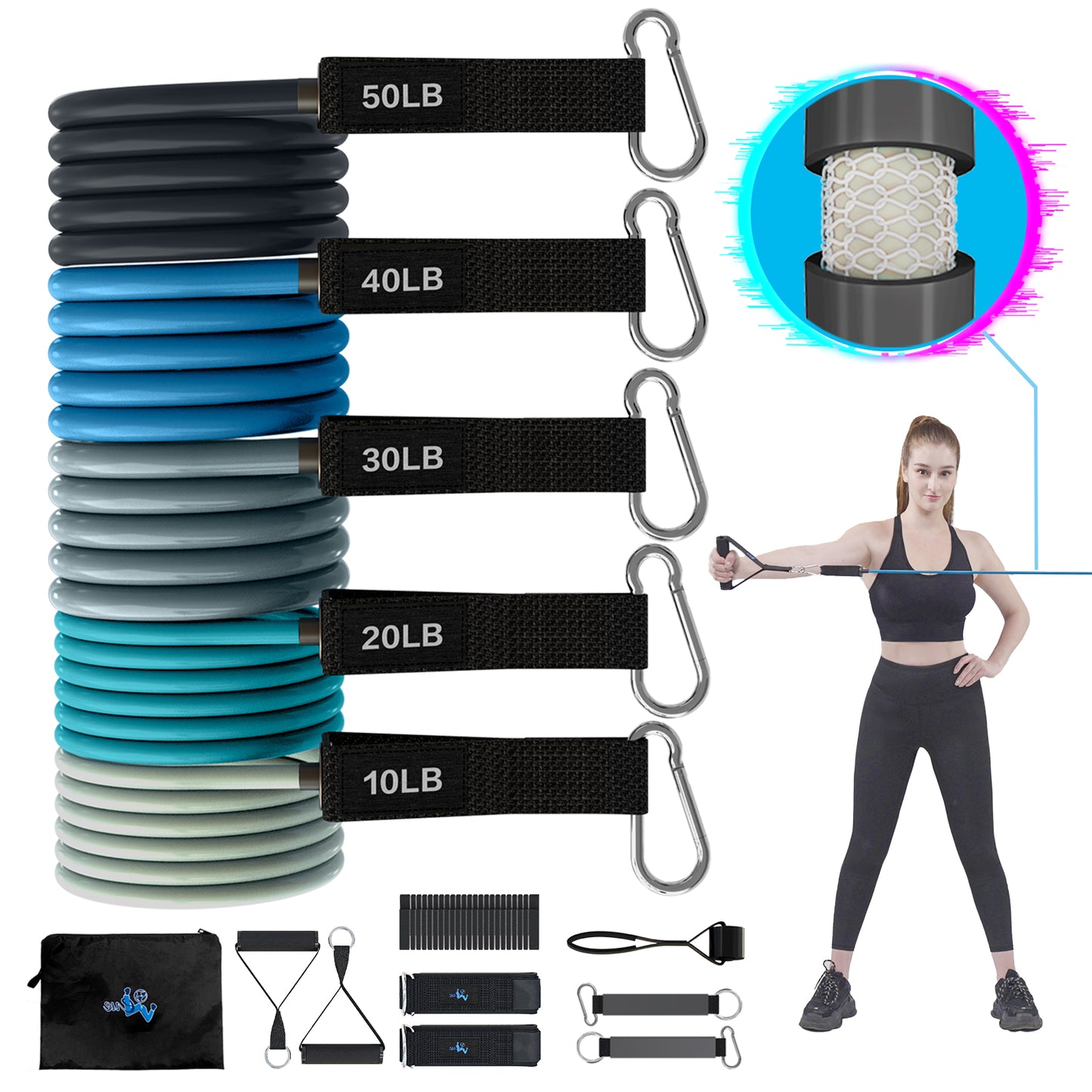 Ripstop and Abrasion resistant 11 Pcs Set.