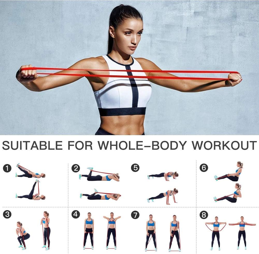 Resistance Bands for Working Out, Exercise Bands Resistance, Pull Up Assistance Bands, Workout Bands.